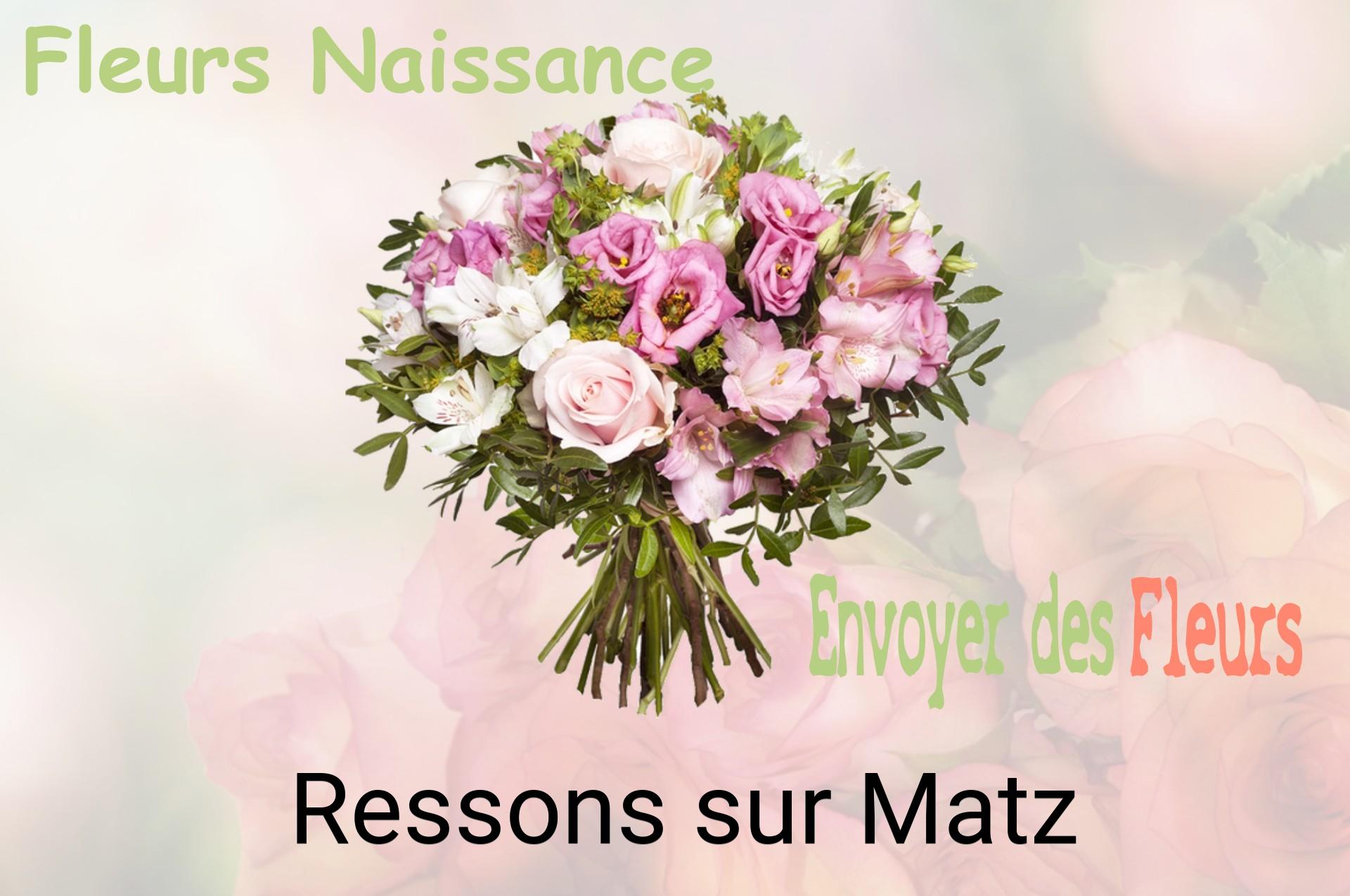Bouquet de fleurs de naissance livré à Ressons-sur-Matz