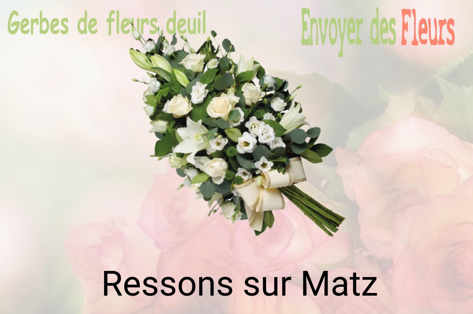 Gerbe de fleurs de deuil livrée à Ressons-sur-Matz